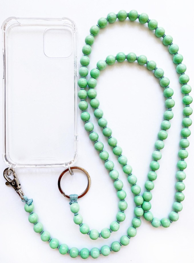 Necklace for Phone Pastel Green - Green