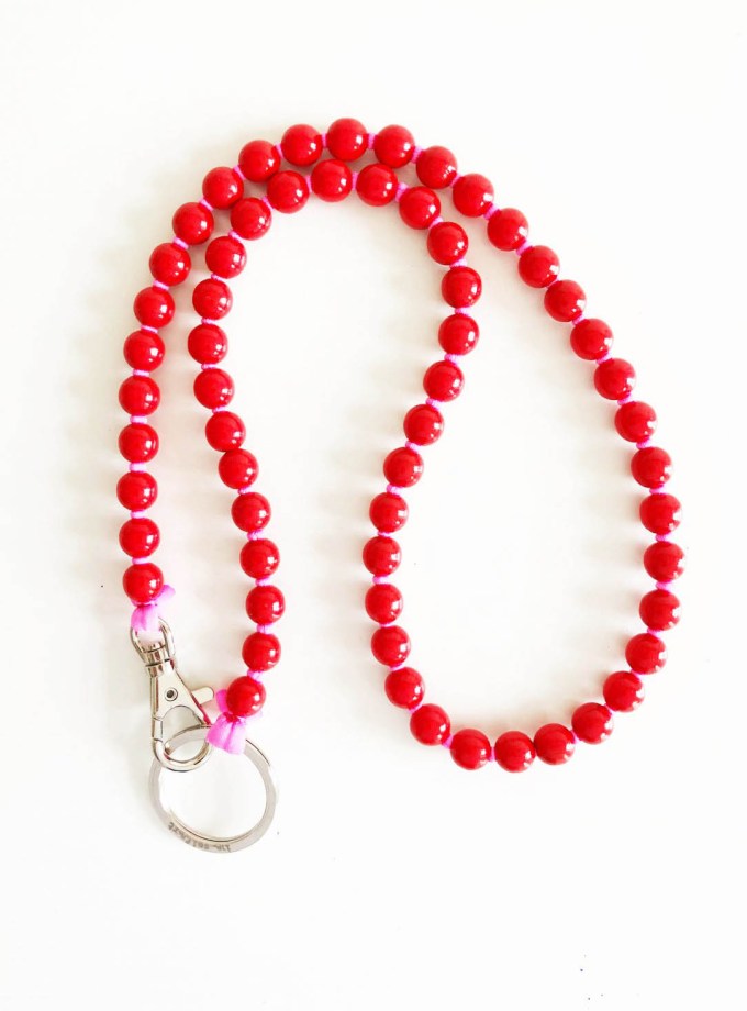 Keyholder Long Red - Pink