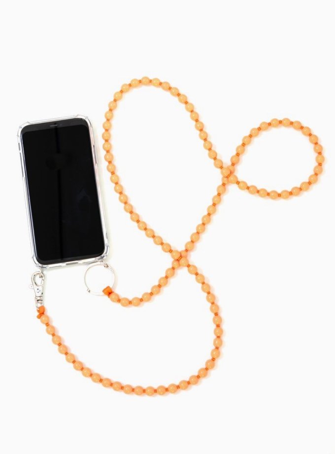 Necklace for Phone Peach Orange