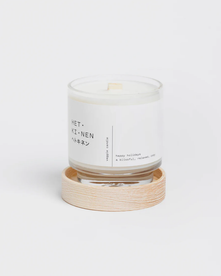 Veggie Candle Happy Holidays