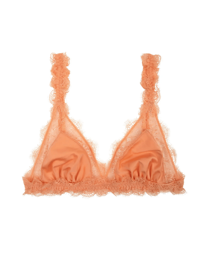 Love Lace Bralette Coral