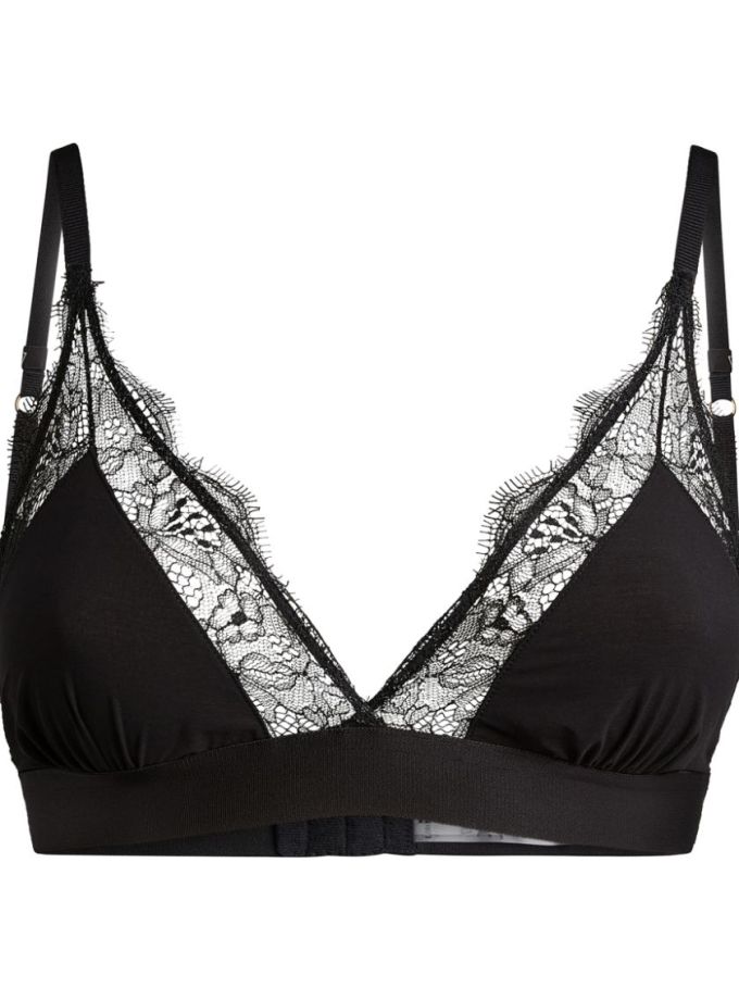 Love Lace Bralette Black
