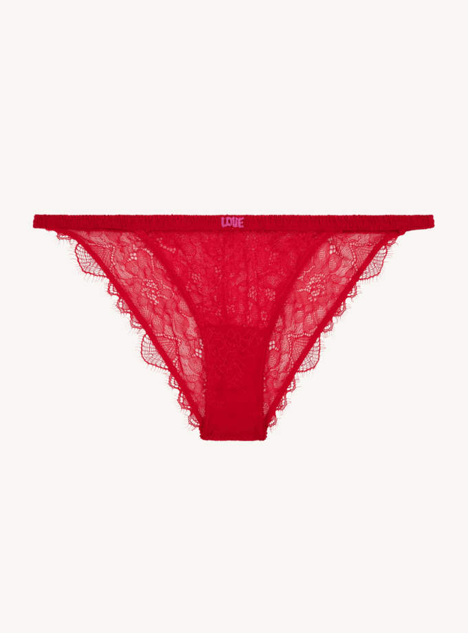 Wild Rose Brief Red