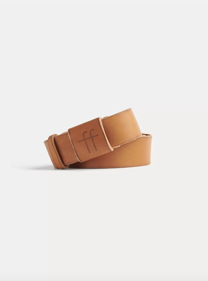 Logoed Leather Belt
