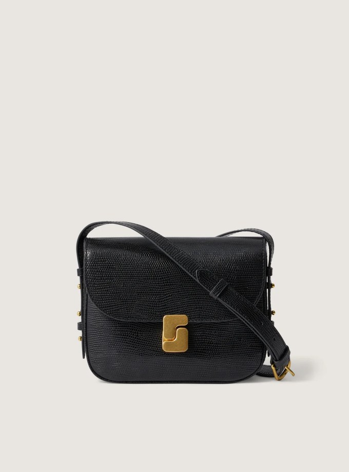 Bellissima Bag Maxi Black Lizard