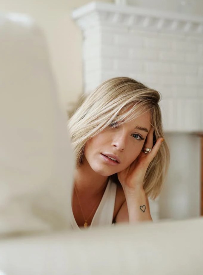 Fine Line Heart Tattoo