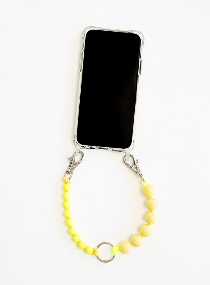 Phone Double Chain Short Pastelyellow Neonyellow