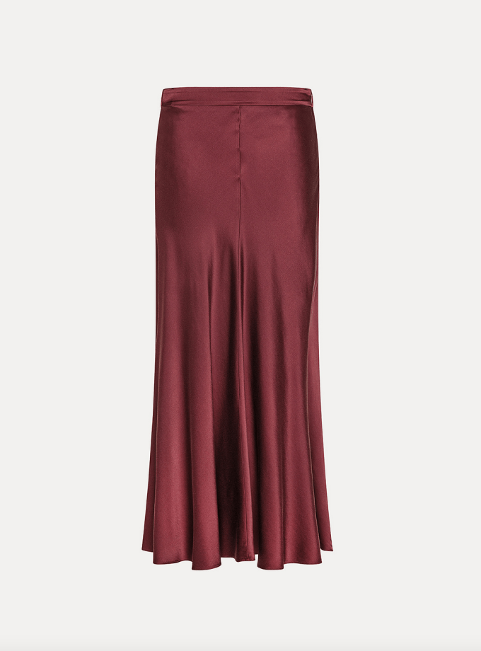 Essential Silk Satin Skirt