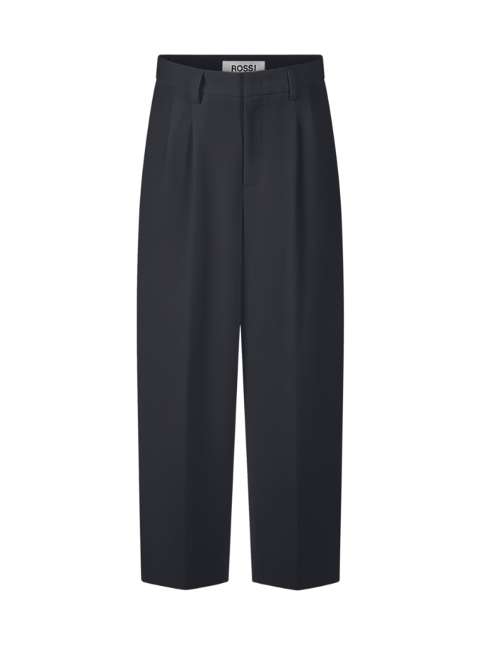 Noa Crop Cashmere Touched Flanell Black