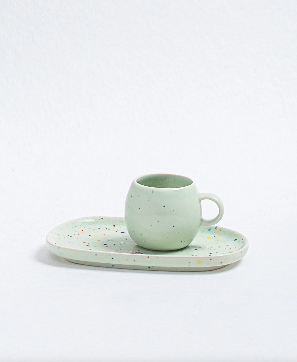 Party Ball Mug Green 90ml - Image 2