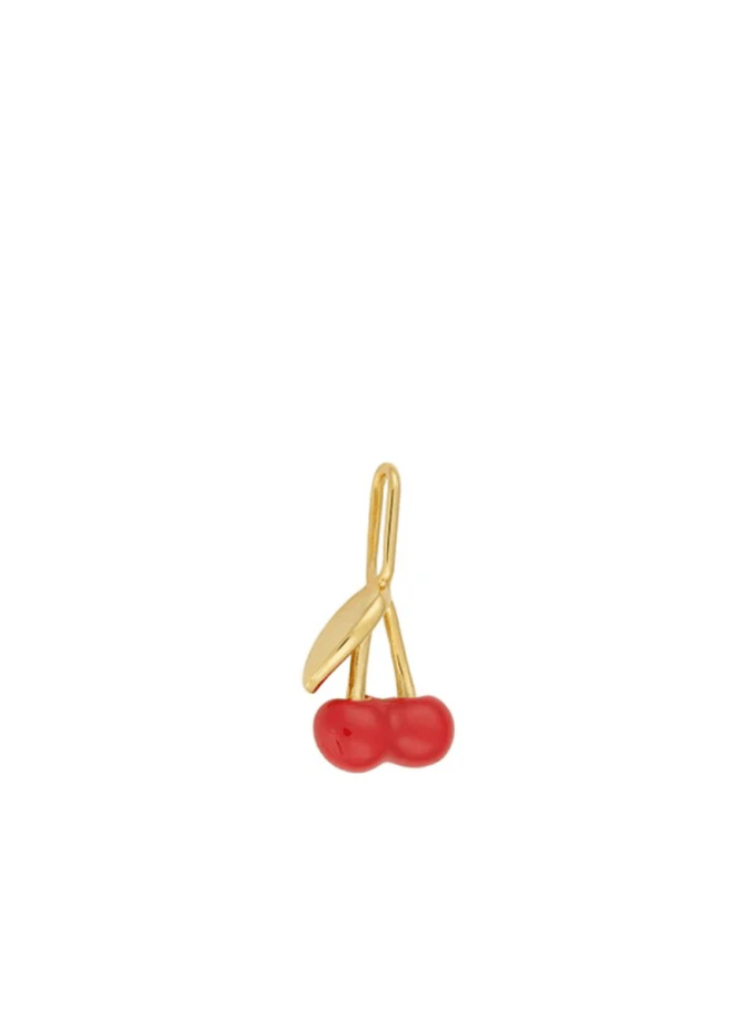 Darling Charm Enamel Cherry Gold