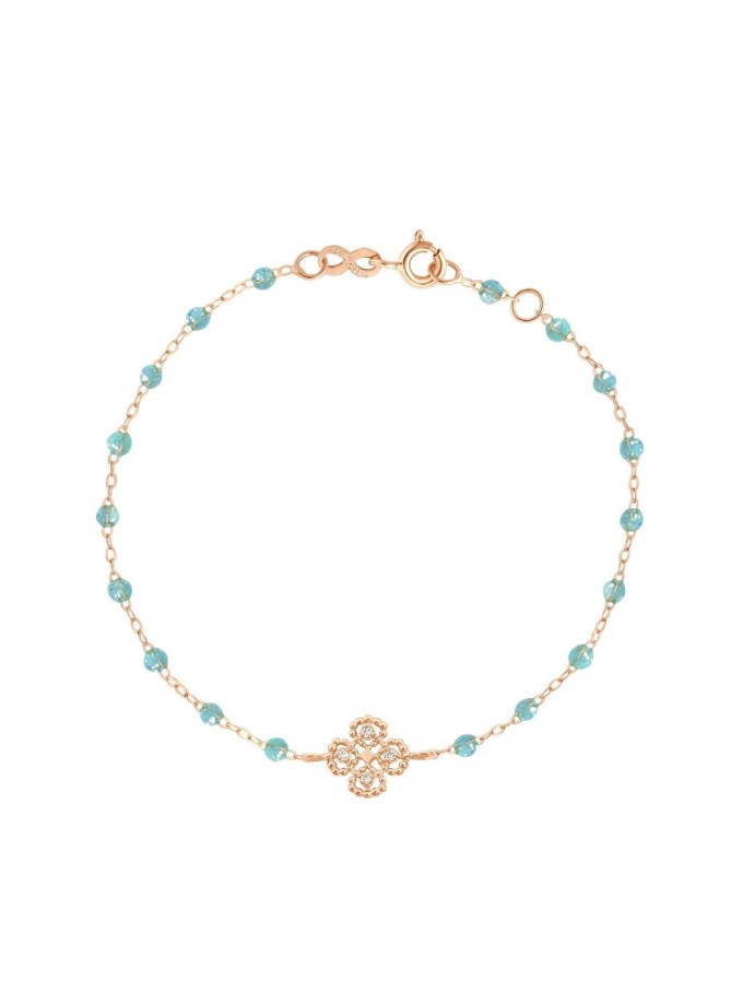 Lucky Clover Bracelet Aqua