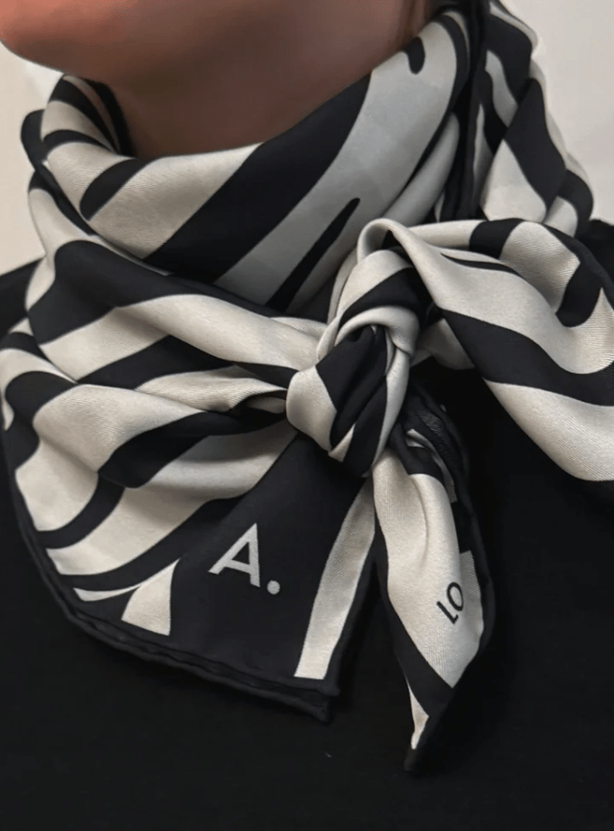 Zebra Silk Scarf
