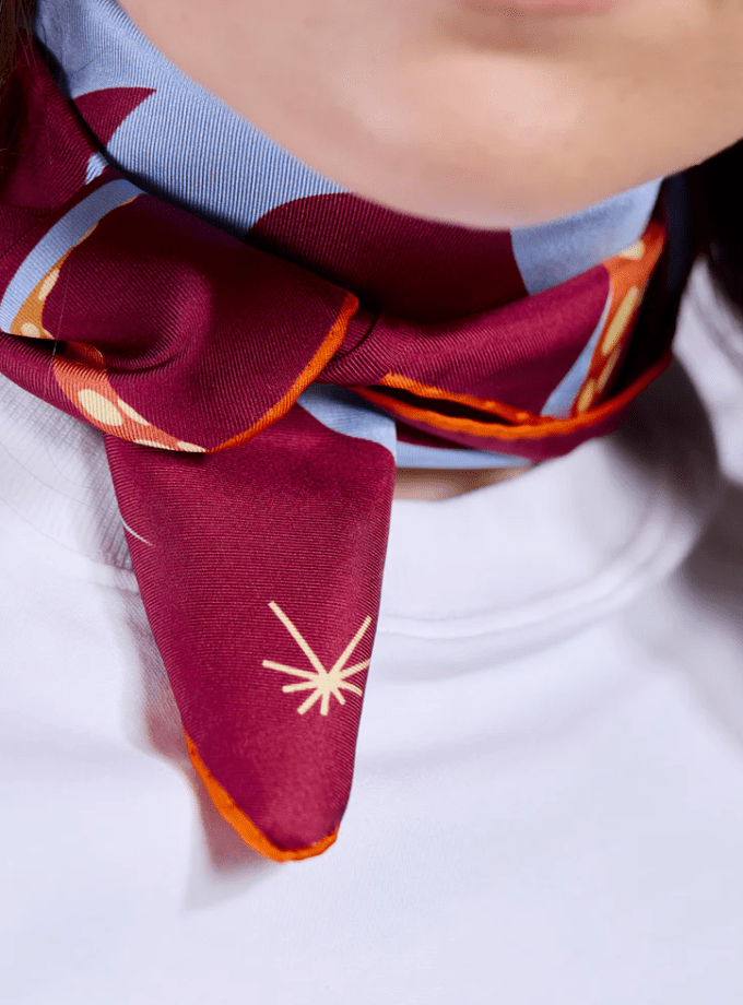 Silk Scarf Atie x Ursula Futura Octopus