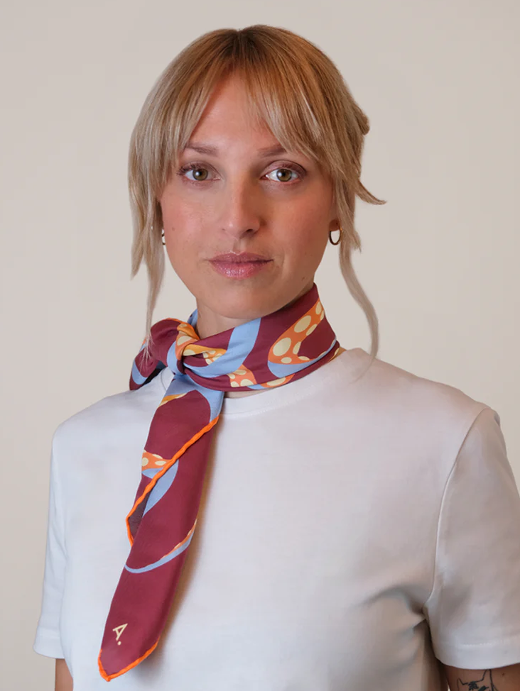 Silk Scarf Atie x Ursula Futura Octopus - Image 4