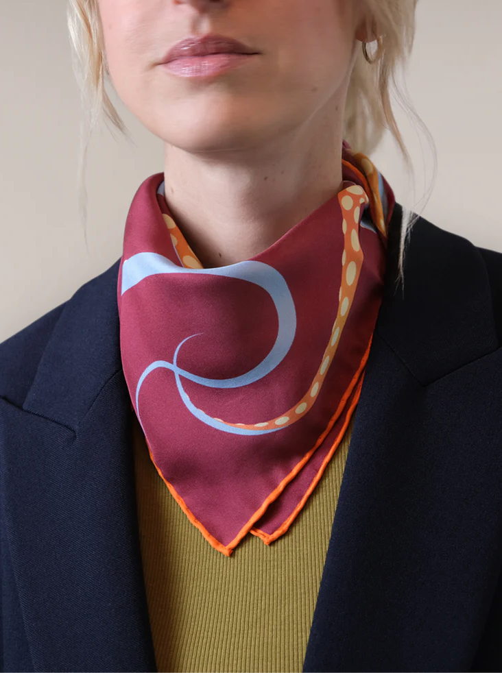 Silk Scarf Atie x Ursula Futura Octopus - Image 6