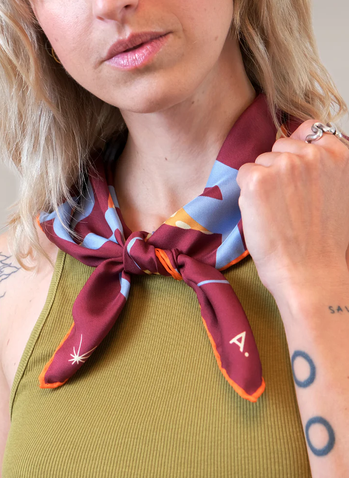 Silk Scarf Atie x Ursula Futura Octopus - Image 7