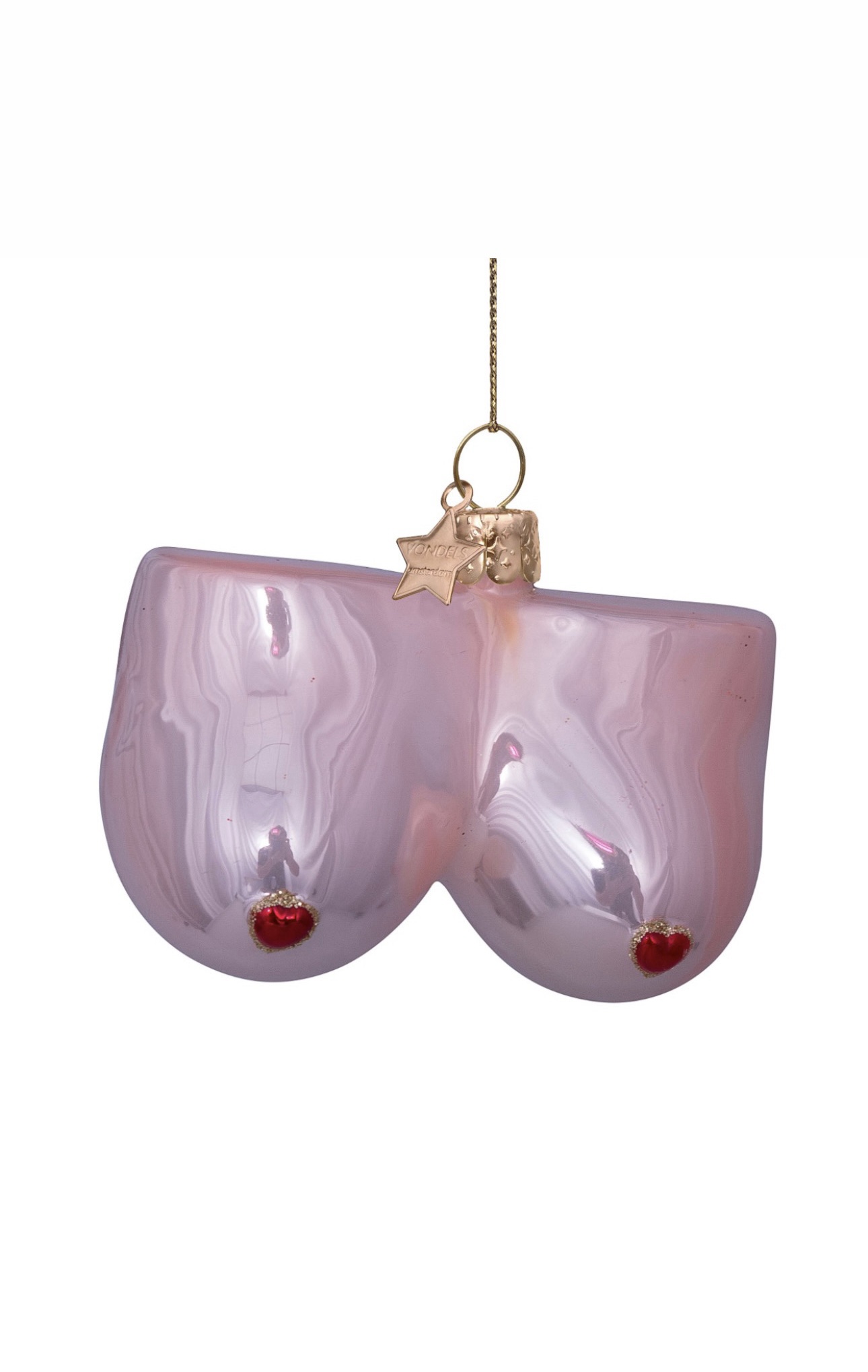 Ornament Glass Midi Pink Boobs