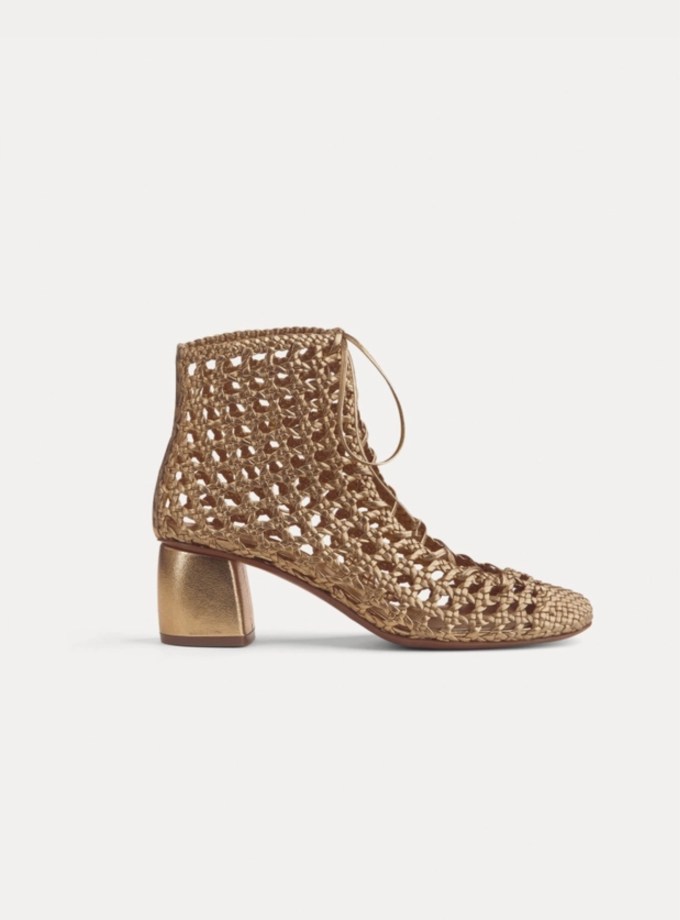 My Penelope Hand-Woven Chic Ankle Boots
