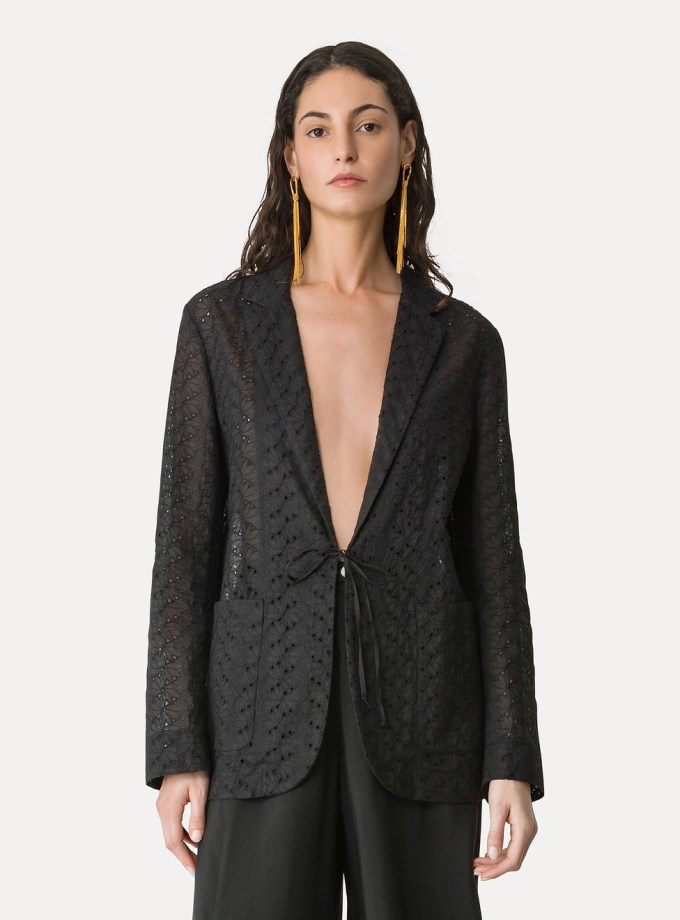 Broderie Anlaise Embroidery Muslin Jacket