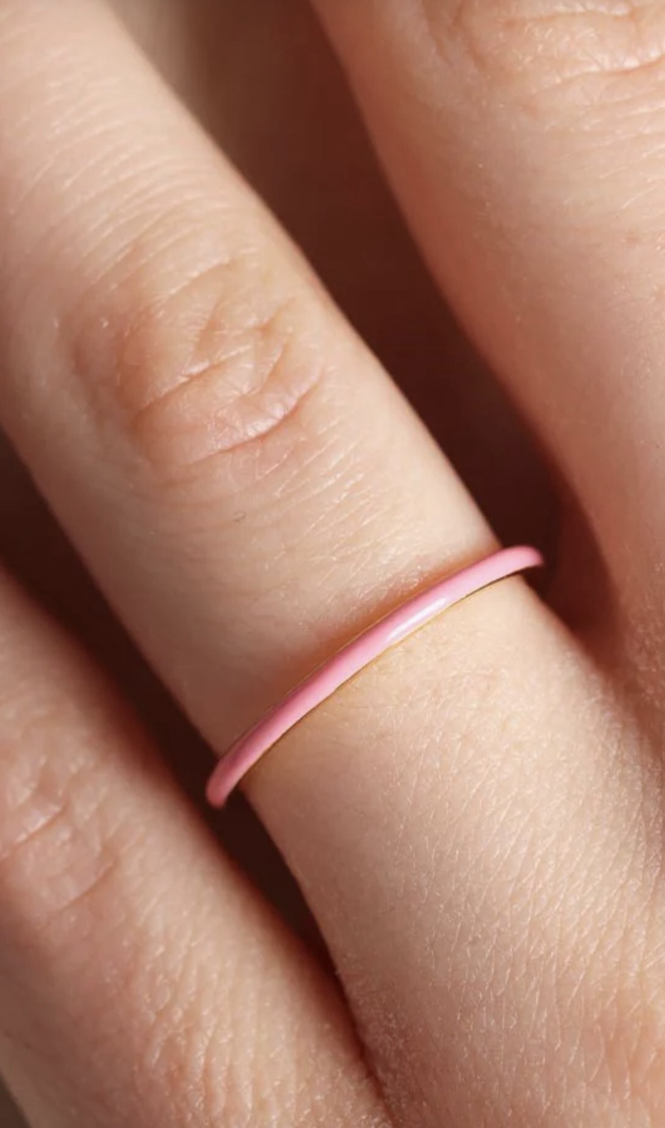 Classic Stack Ring Pink - Image 2