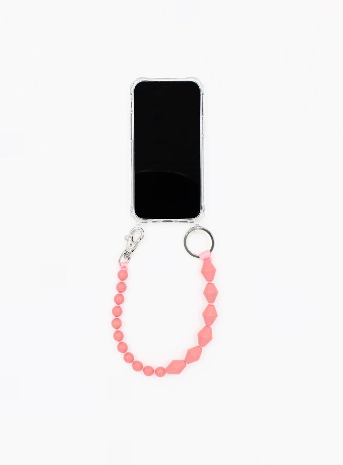 Phone Necklace Zickzack Blush