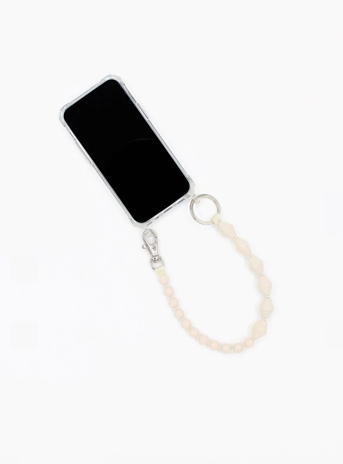 Phone Necklace Zickzack Opal