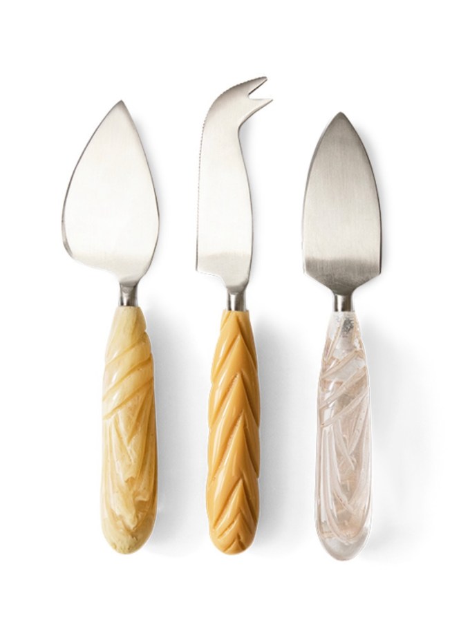 Cheese Knives Set Cream