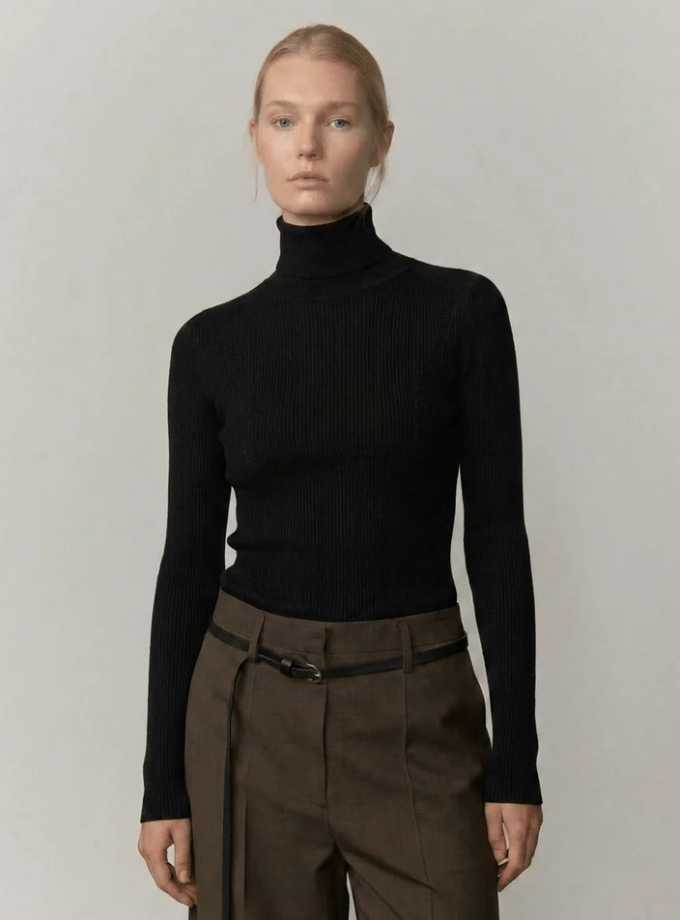 Bib Knit Blouse