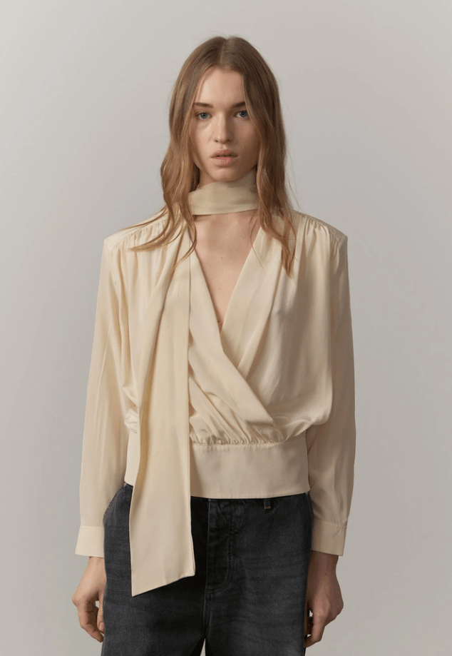 Juan Silk Blouse Off White