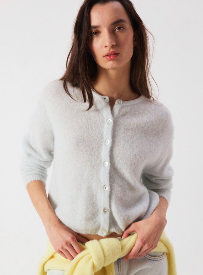 Vitow Cardigan Melange Frost