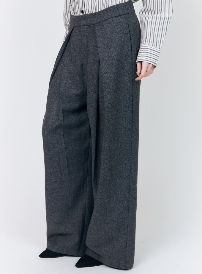 Zola Pants Dark Grey Melange