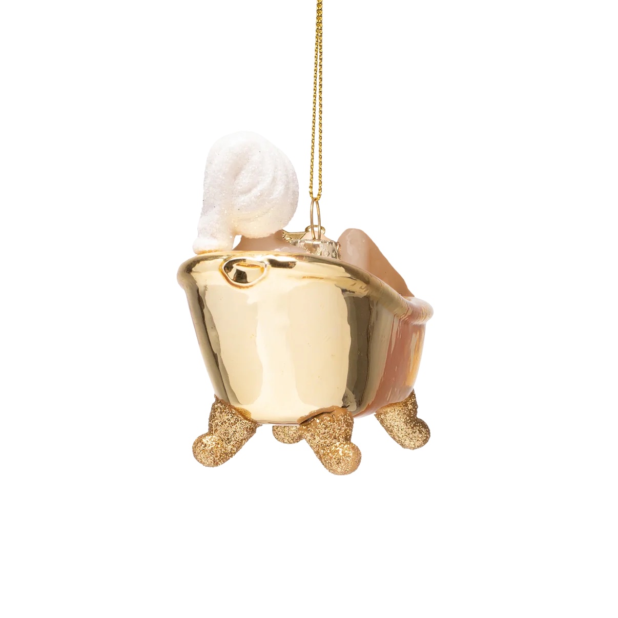 Woman In Shiny Gold Bath - Image 4