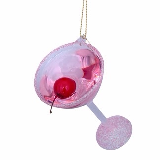Glass Cosmopolitan Cocktail Ornament - Image 3