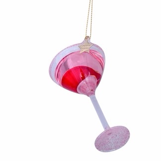 Glass Cosmopolitan Cocktail Ornament - Image 4