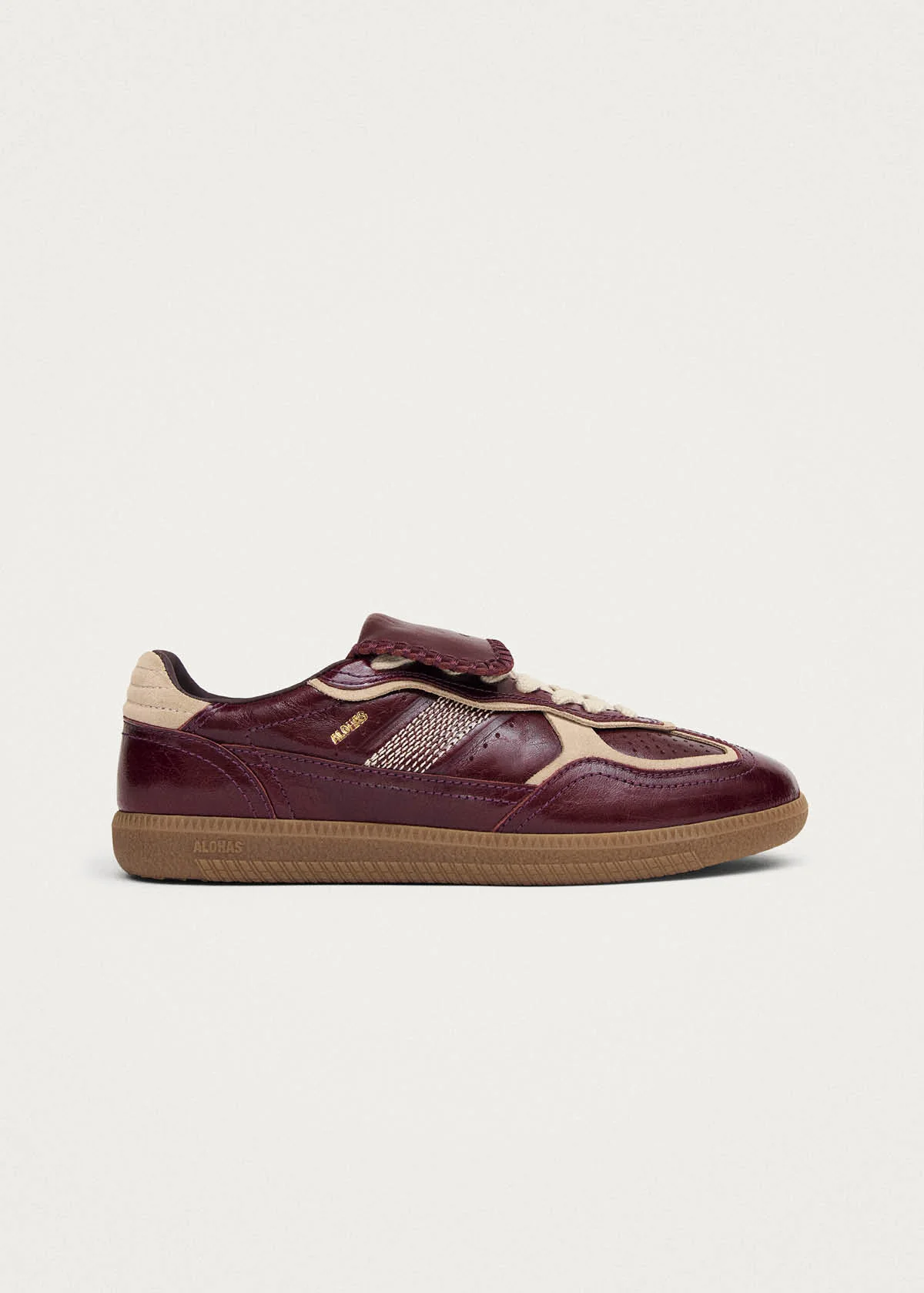 Club Patent Deep Burgundy Leather Sneaker
